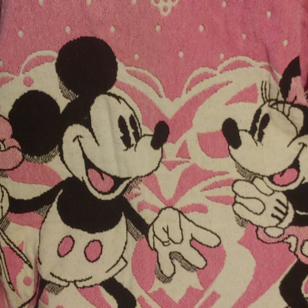 DISNEY - Mickey & Minnie Afghan Throw